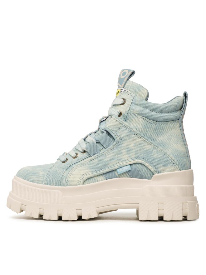 Buy Buffalo ASPHA NC MID - VEGAN NUBUCK - KHAKI in blue in the BUFFALO