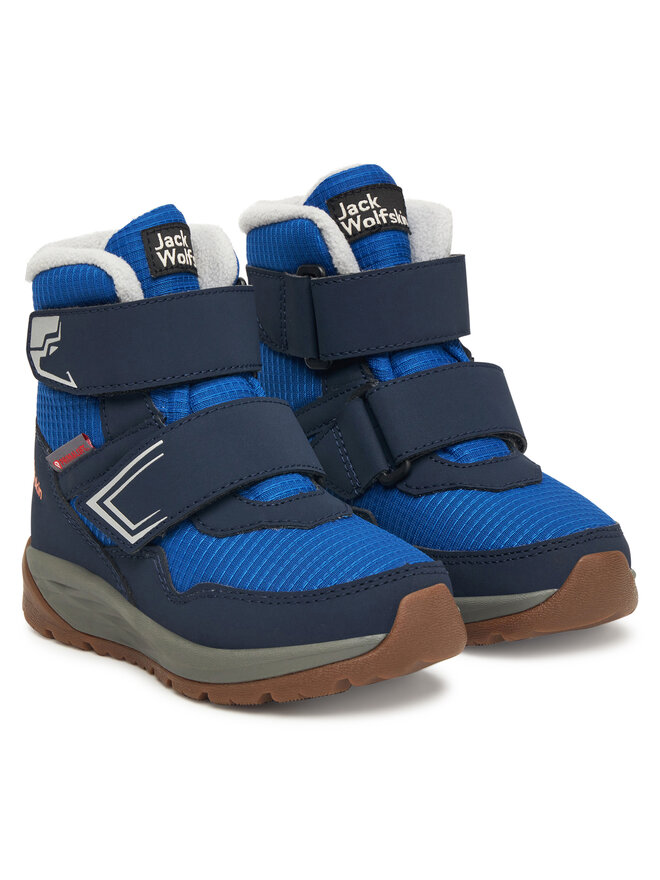 Jack Wolfskin Μπότες Χιονιού Jack Wolfskin Polar Bear-b Texapore Mid Vc K A62144 Μπλε