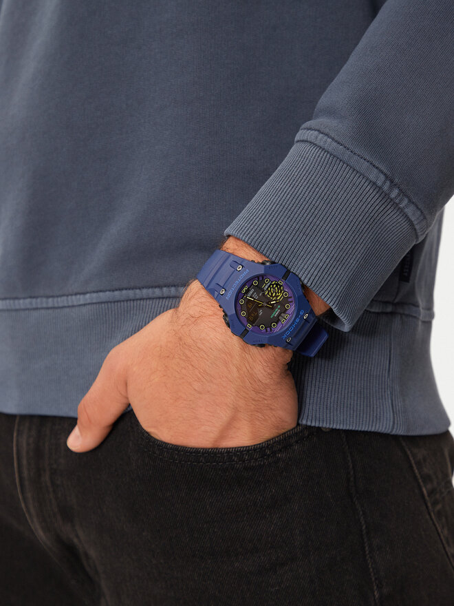 G-Shock Pulkstenis G-Shock Cyber GA-B001CBR-2AER Zils