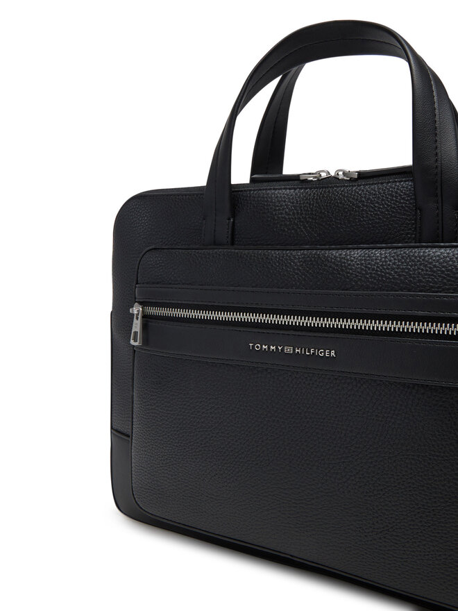Tommy Hilfiger Taška na laptop Tommy Hilfiger Th Central Computer Bag AM0AM13203 Čierna