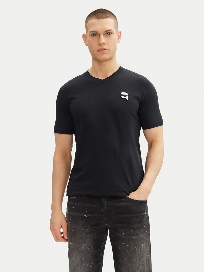 KARL LAGERFELD KARL LAGERFELD T-Shirt 755021 552224 Dunkelblau Regular Fit