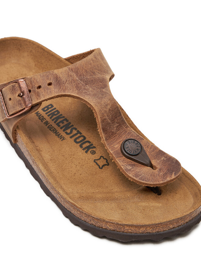 Birkenstock Japonki Birkenstock Gizeh Bs 0943813 Brązowy