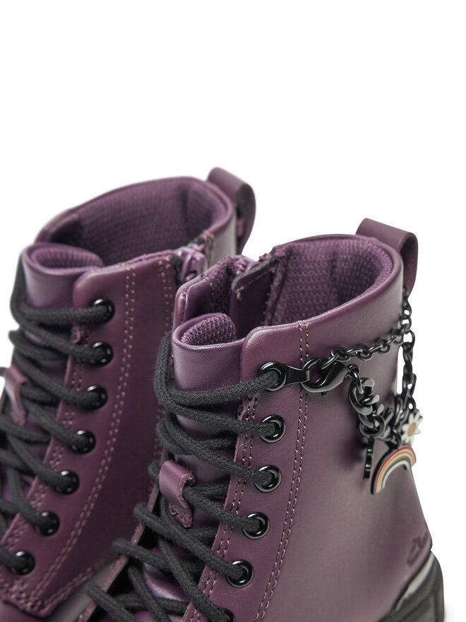 Clarks Μπότες Clarks Evyn Charm O. 26179029 Μωβ