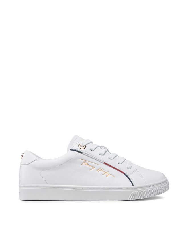 Tommy Hilfiger Sneakers Tommy Hilfiger Signature Sneaker FW0FW05910 Weiß