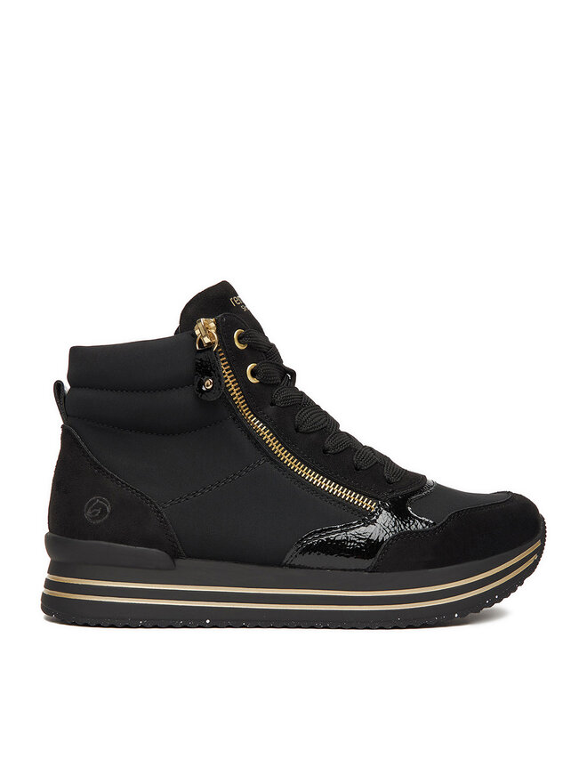 Remonte Schnürschuhe Remonte D1370-01 Schwarz