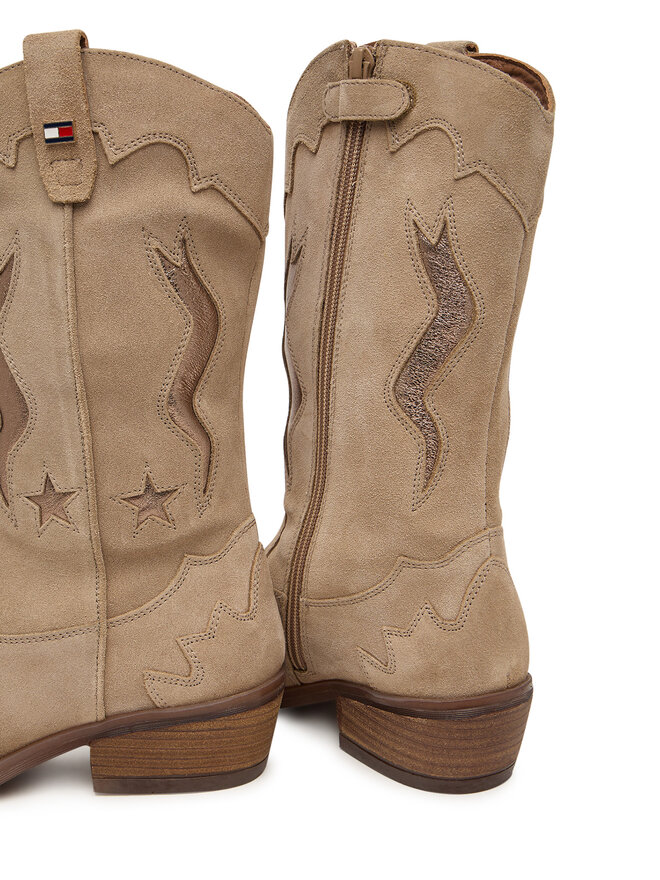 Tommy Hilfiger Cowboystiefel Tommy Hilfiger T3A6-35194-1429 Beige