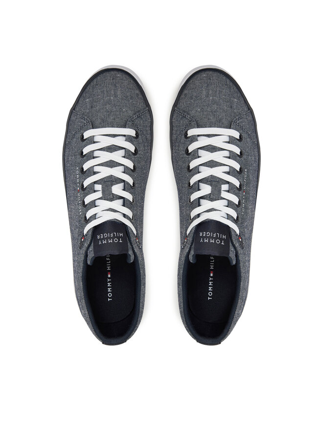 Tommy Hilfiger Zapatillas de tenis Tommy Hilfiger Th Hi Vulc Low Core Chambray FM0FM05389 Azul
