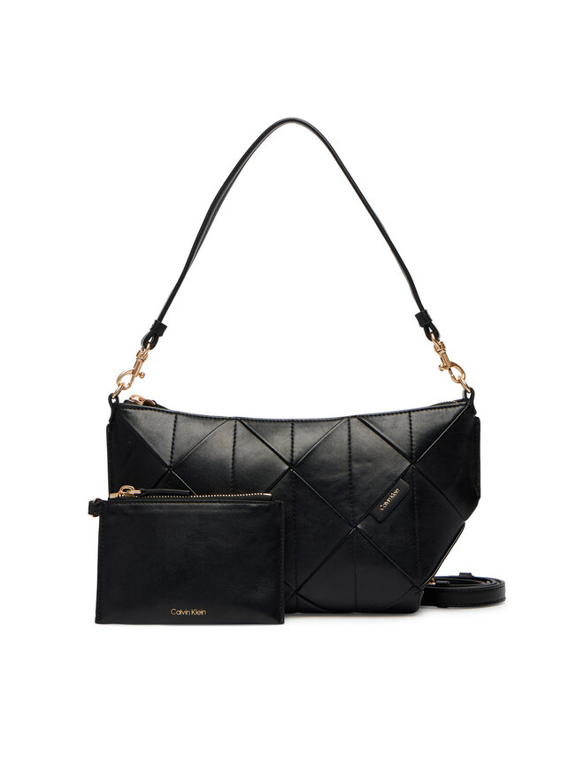 Calvin Klein Handtasche Calvin Klein Woven LV04F3546G Schwarz