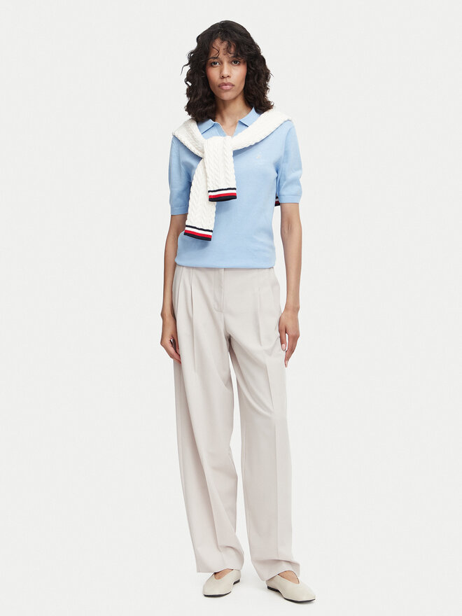 Beverly Hills Polo Club Beverly Hills Polo Club Poloshirt P-SS26W-M550273 Hellblau Regular Fit