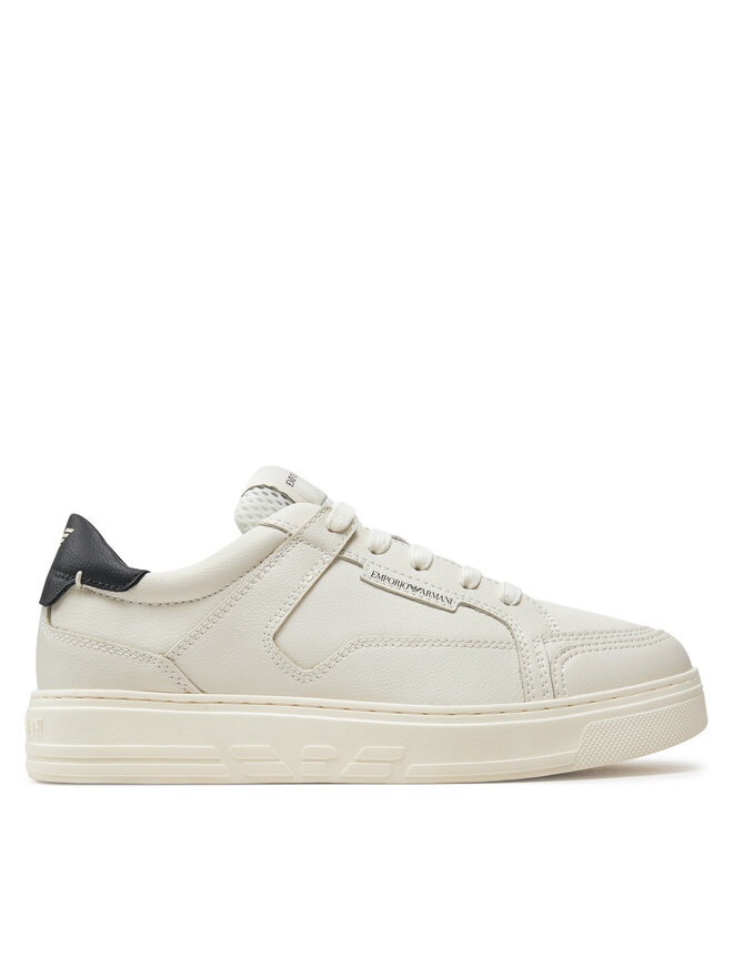 Emporio armani white trainers store