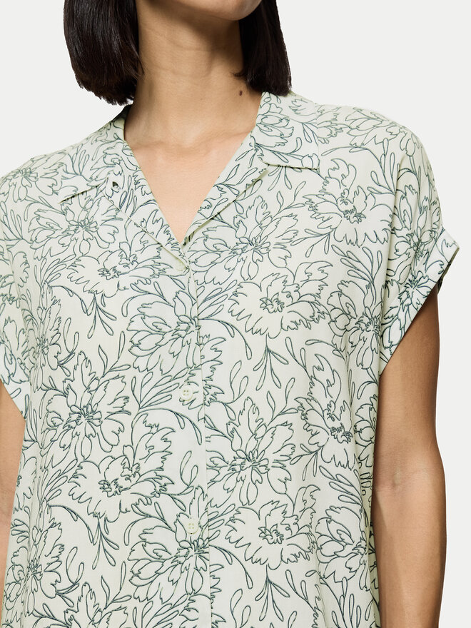 Triumph Triumph Nočna srajca Boyfriend 10222612 Zelena Relaxed Fit