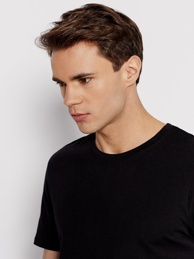 Jack&Jones Jack&Jones Σετ 2 T-Shirts Basic Crew Neck 12133913 Μαύρο Regular Fit