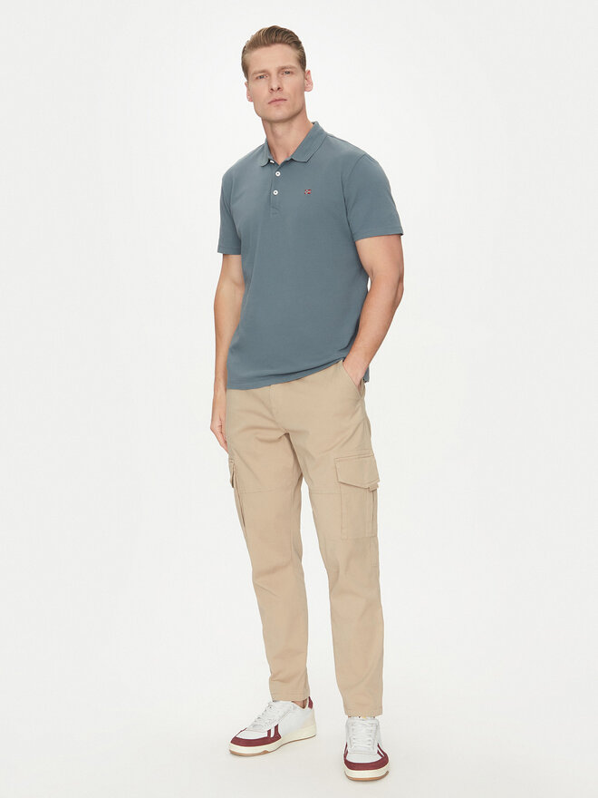 Napapijri Napapijri Poloshirt Ealis NP0A4H8B Blau Regular Fit
