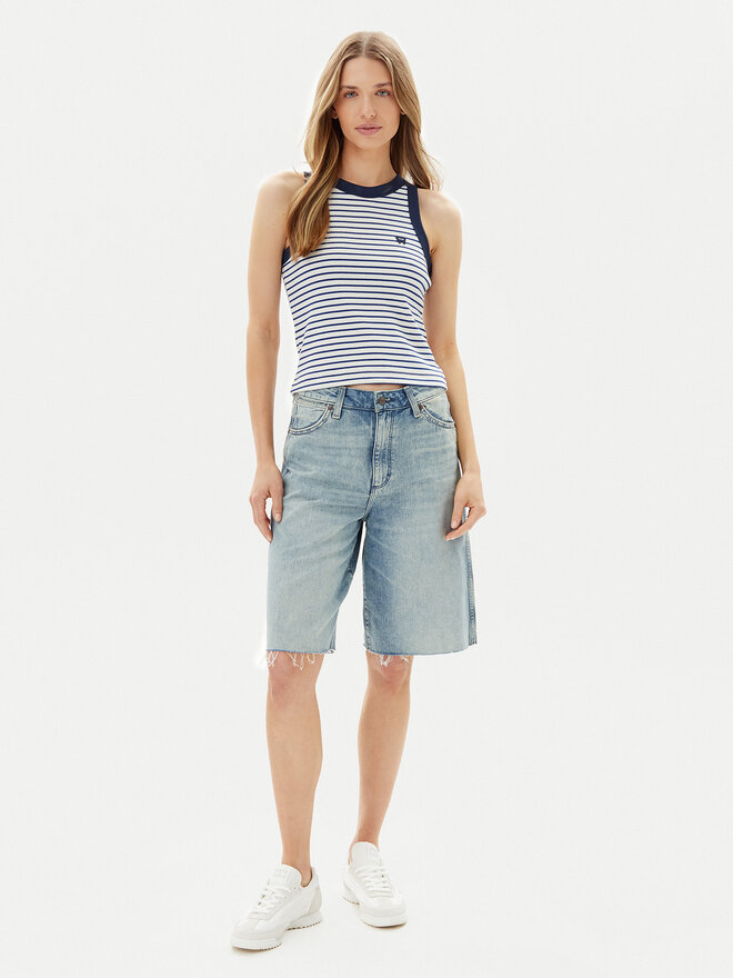 Wrangler Wrangler Τοπ Ringer 112362567 Ροζ Slim Fit