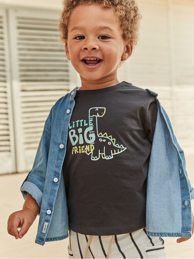 Mayoral Mayoral T-Shirt 1062 Μαύρο Regular Fit