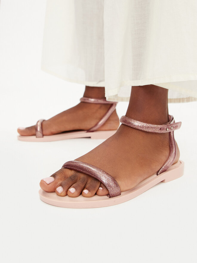 Melissa Sandalen Melissa Melissa Wave Sandal Ad 32942 Rosa