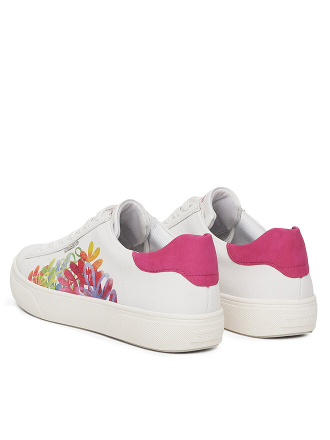 Remonte Sneakersy Remonte D2J00-82 Bílá