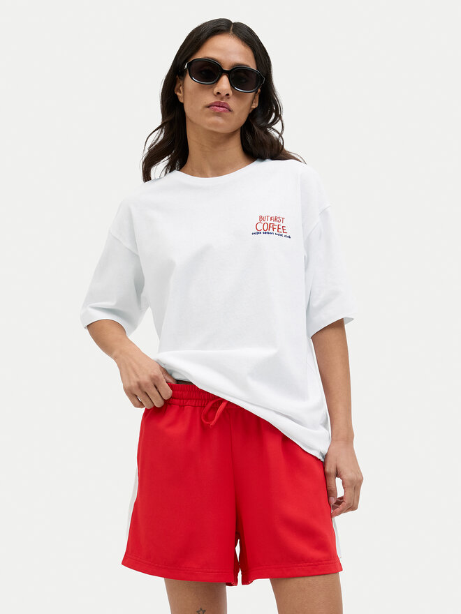 JJXX JJXX T-Shirt Nina 12273776 Weiß Loose Fit