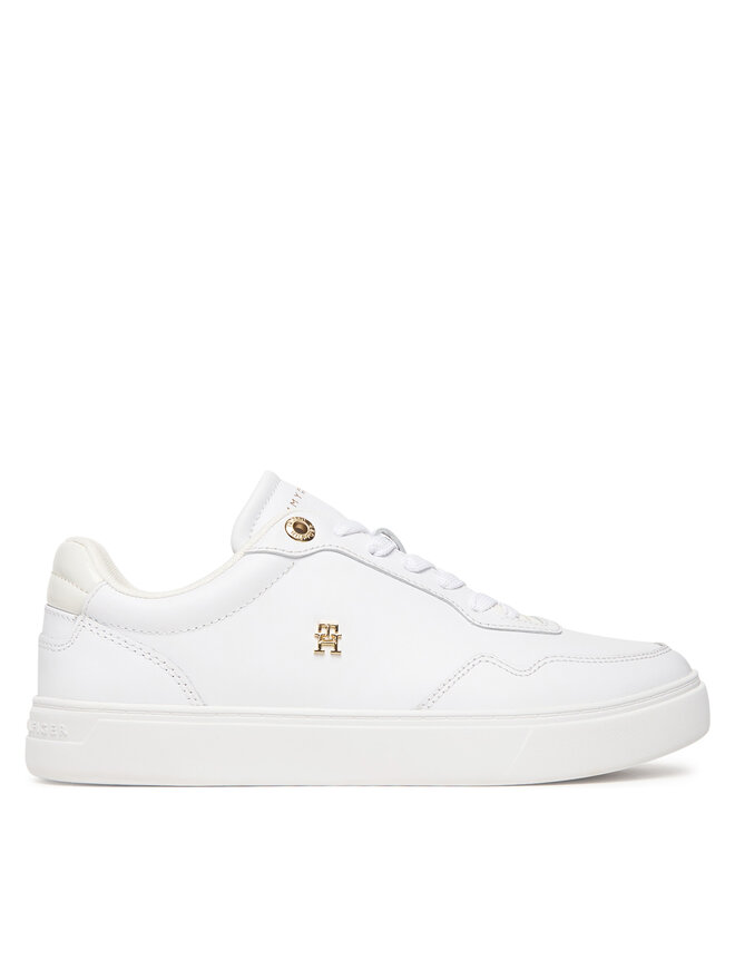 Tommy Hilfiger Sneakers Tommy Hilfiger Casual Cupsole Sneaker FW0FW09022 Weiß