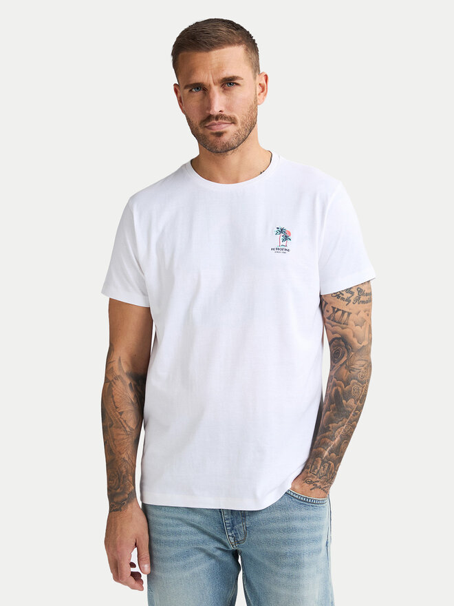Petrol Industries Petrol Industries Camiseta M-1050-TSR644 Blanco Regular Fit