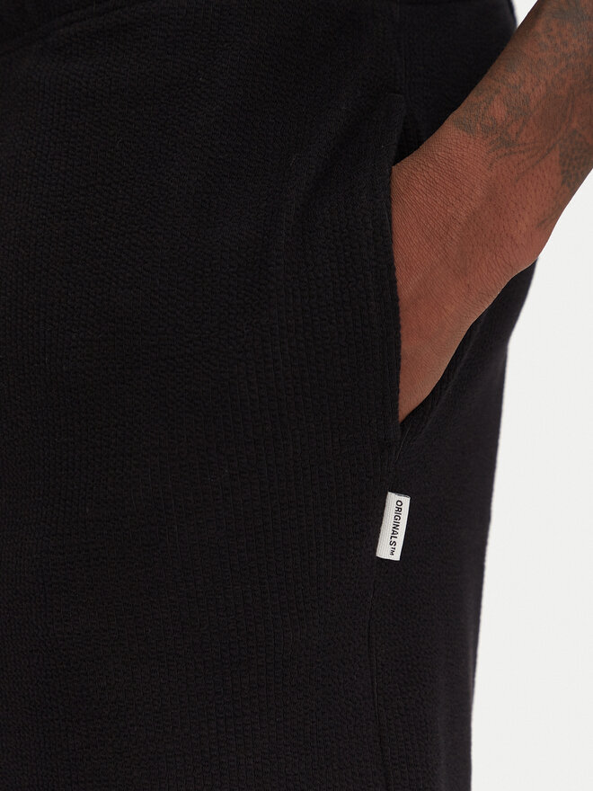 Jack&Jones Jack&Jones Set polo i hlače Slington 12281841 Crna Relaxed Fit