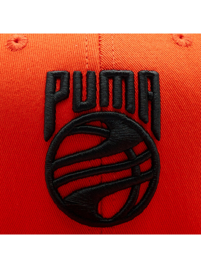 Puma Czapka z daszkiem Puma Basketball Pro 024491 Pomarańczowy