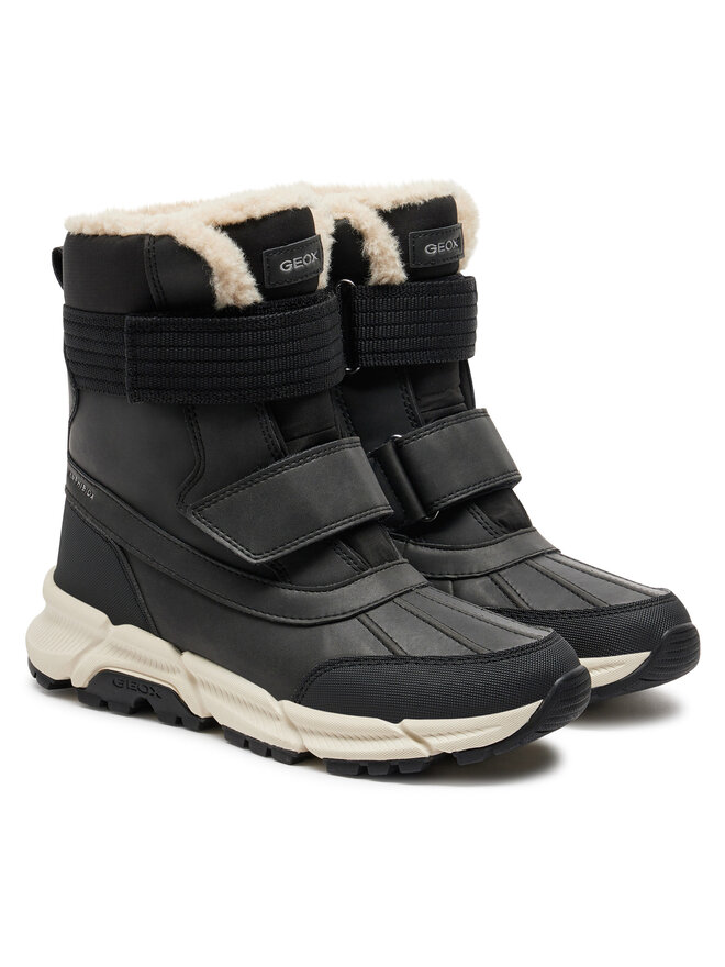 Geox Schneeschuhe Geox J Flexyper Plus Boy J46LCF 0MEFU C9999 S Schwarz