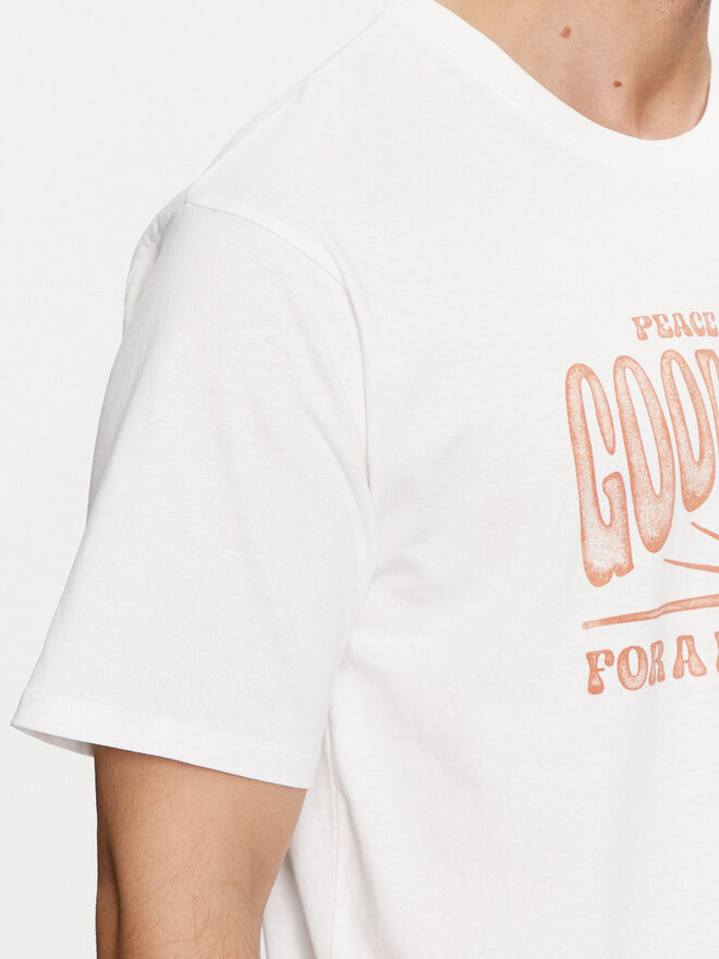 Jack&Jones Jack&Jones Marškinėliai Jprbluhippy 12255860 Balta Regular Fit