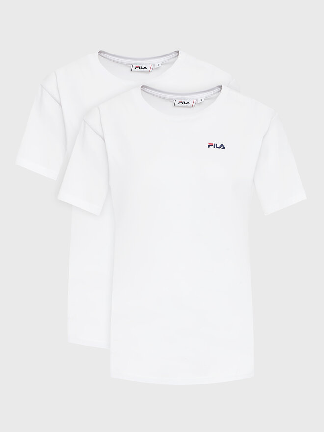 Fila Fila 2er-Set T-Shirts Bari FAW0139 Weiß Regular Fit