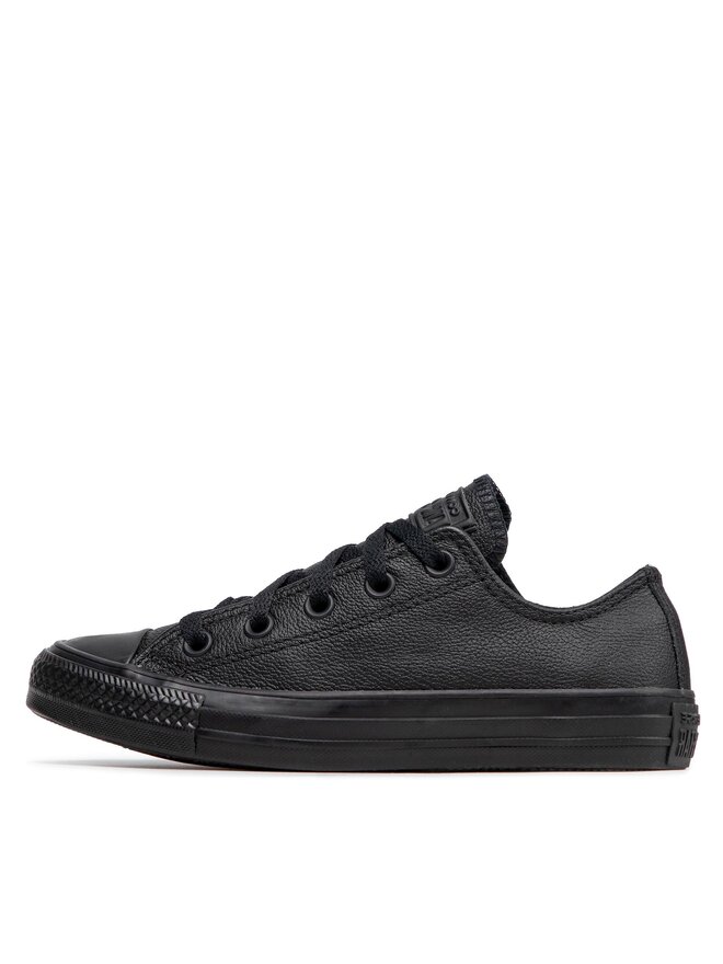 Converse Sneakers aus Stoff Converse Chuck Taylor All Star Mono Leather 135253C Schwarz