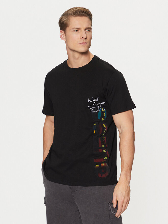 Guess Guess Marškinėliai M5RI01 KCHA1 Juoda Regular Fit