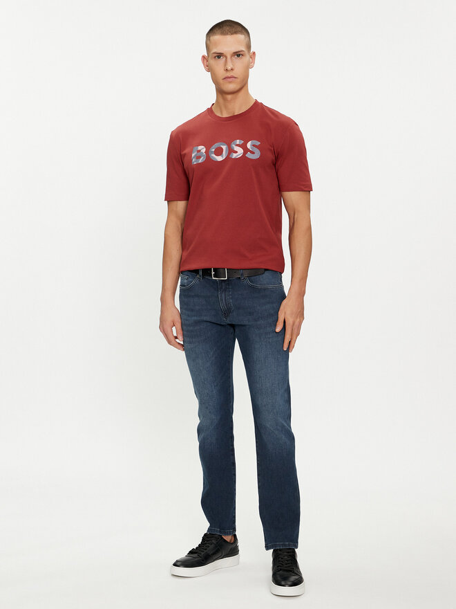 BOSS BOSS Camiseta Thompson 15 50513382 Rojo Regular Fit