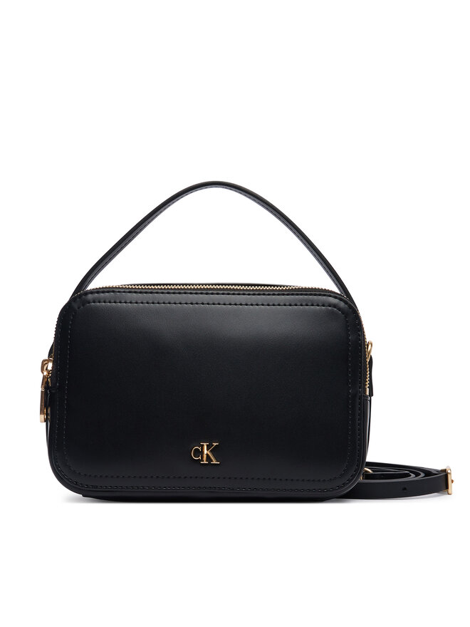Calvin Klein Handtasche Calvin Klein Ck Hardware Camera Bag LV04F3678G Schwarz