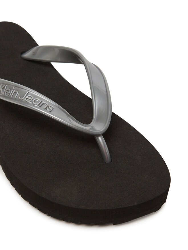 Calvin Klein Jeans Chancletas Calvin Klein Jeans Beach Sandal Monologo Tpu YW0YW01719 Plata