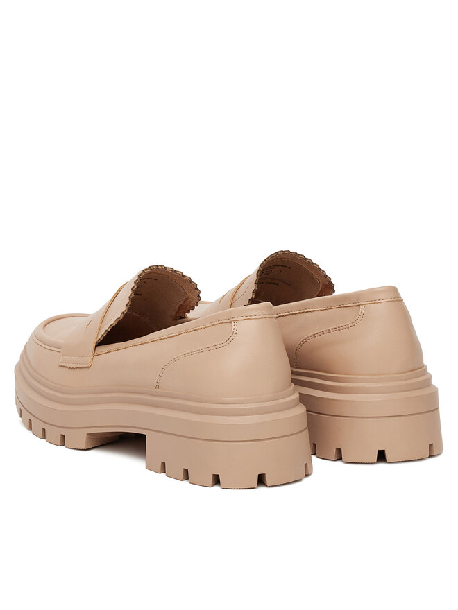 DeeZee Loafersy DeeZee 58682-8 Beżowy