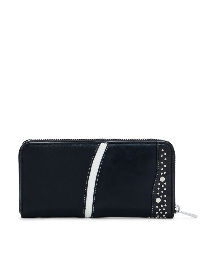 Desigual Голям дамски портфейл Desigual 25SAYP24 Черен