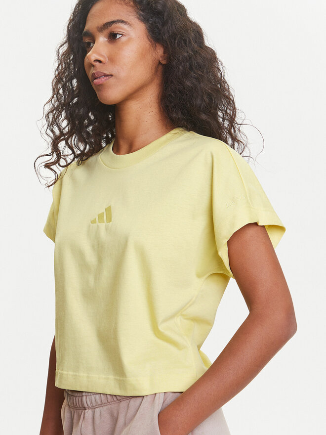 adidas adidas Póló ALL SZN JJ1239 Sárga Regular Fit