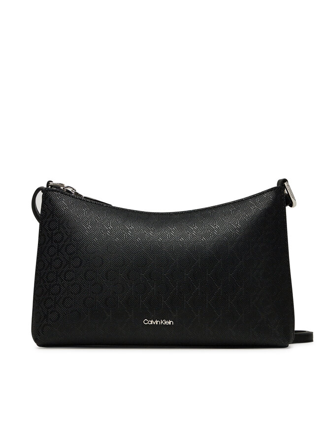 Calvin Klein Kabelka Calvin Klein Ck Must Aop Conv Logo Jqd Strap LV04F3099G Černá