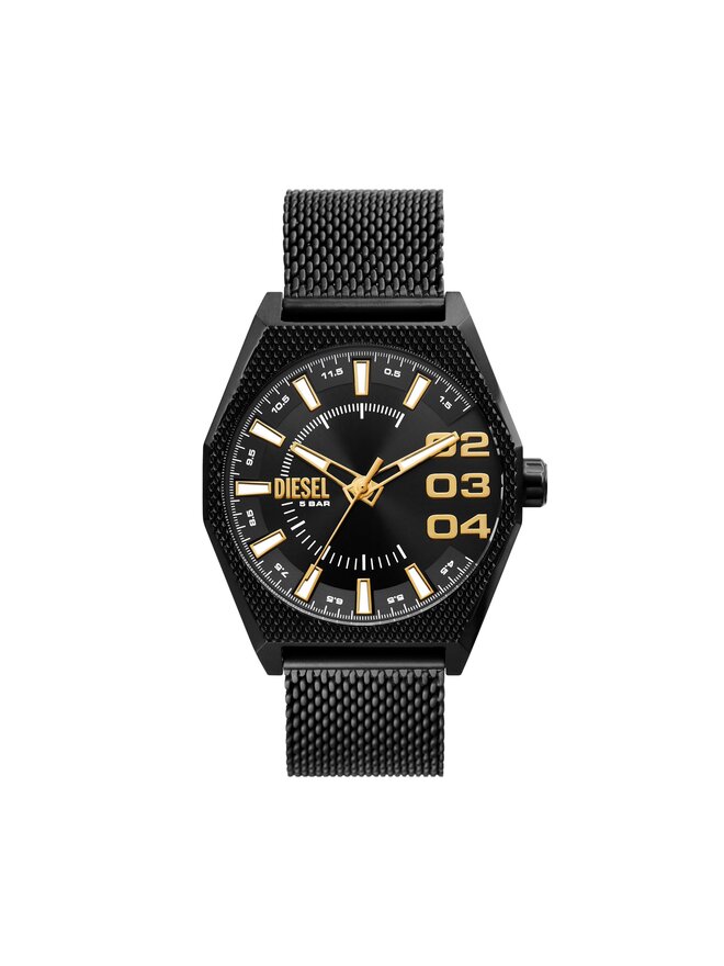 Diesel Uhr Diesel Scraper DZ2194 Schwarz