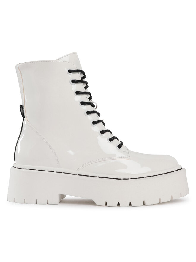 Steve Madden Botine Steve Madden Skylar SM11001184-02001-108 Alb