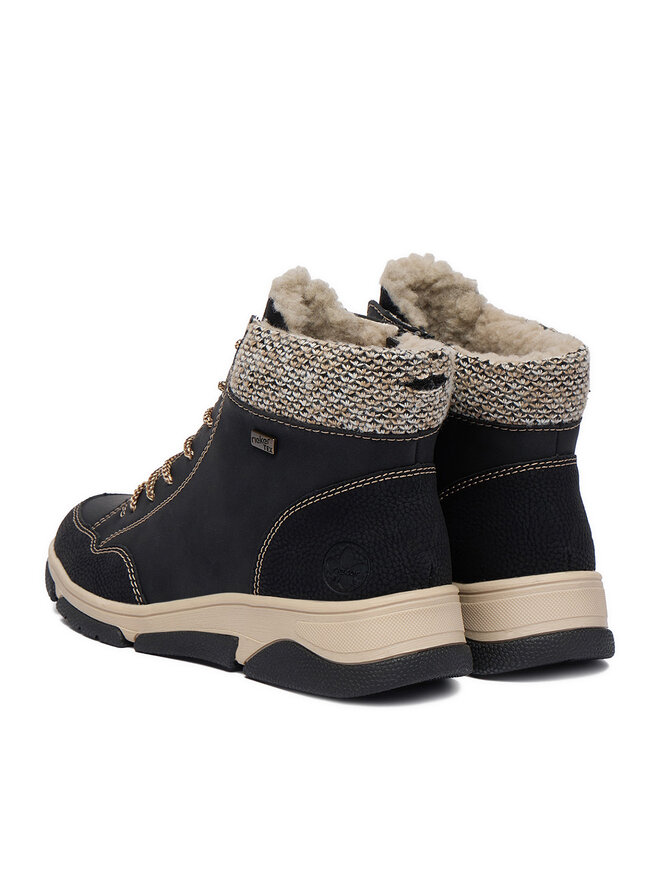 Rieker Schnürschuhe Rieker CEO-L5602-00 Schwarz
