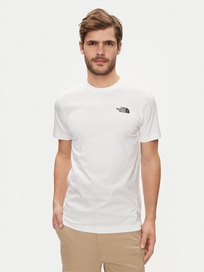The North Face The North Face Marškinėliai Redbox NF0A87NP Balta Regular Fit