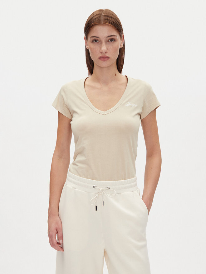 BOSS BOSS Camiseta C_Eslane_4 50540432 Beis Slim Fit