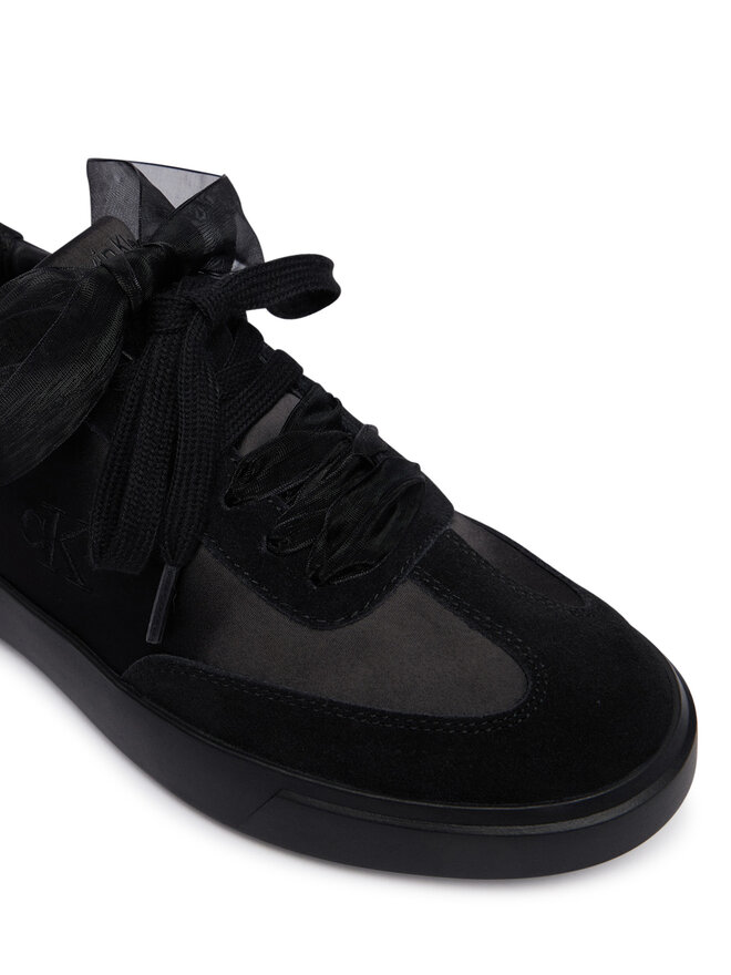 Calvin Klein Sneakers Calvin Klein Low Pro Cupsole Wt Satin Mix HW0HW03288 Schwarz