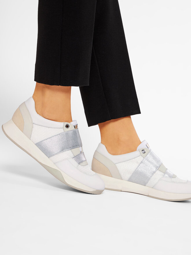 Geox Sneakersy Geox D Suzzie D D94FRD 01485 C1327 Biela