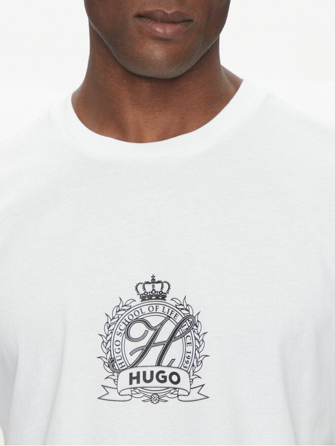 HUGO HUGO Camiseta 50538246 Blanco Regular Fit