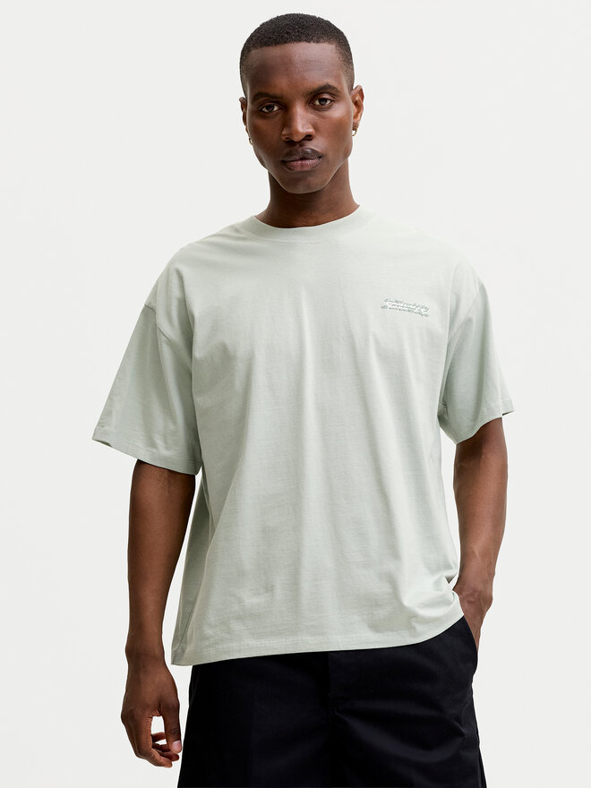 Jack & Jones Jack & Jones T-Shirt Eterna 12295544 Hellgrün Loose Fit