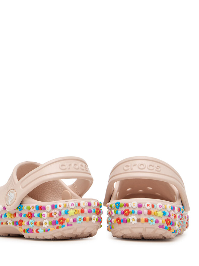 Crocs Pantoletten Crocs Classic Beaded Band Clog 211627 Beige