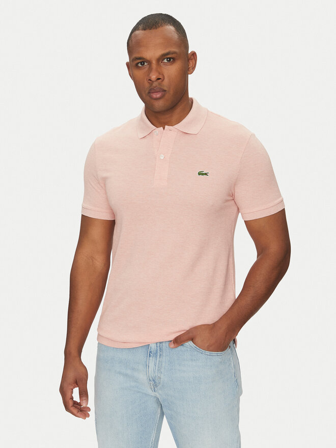 Lacoste Lacoste Polo majica PH4012 Roza Slim Fit