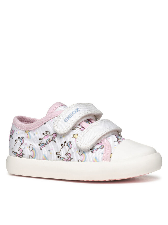 Geox Sneakersy Geox B Gisli B451MB 000AN C0406 S Bílá